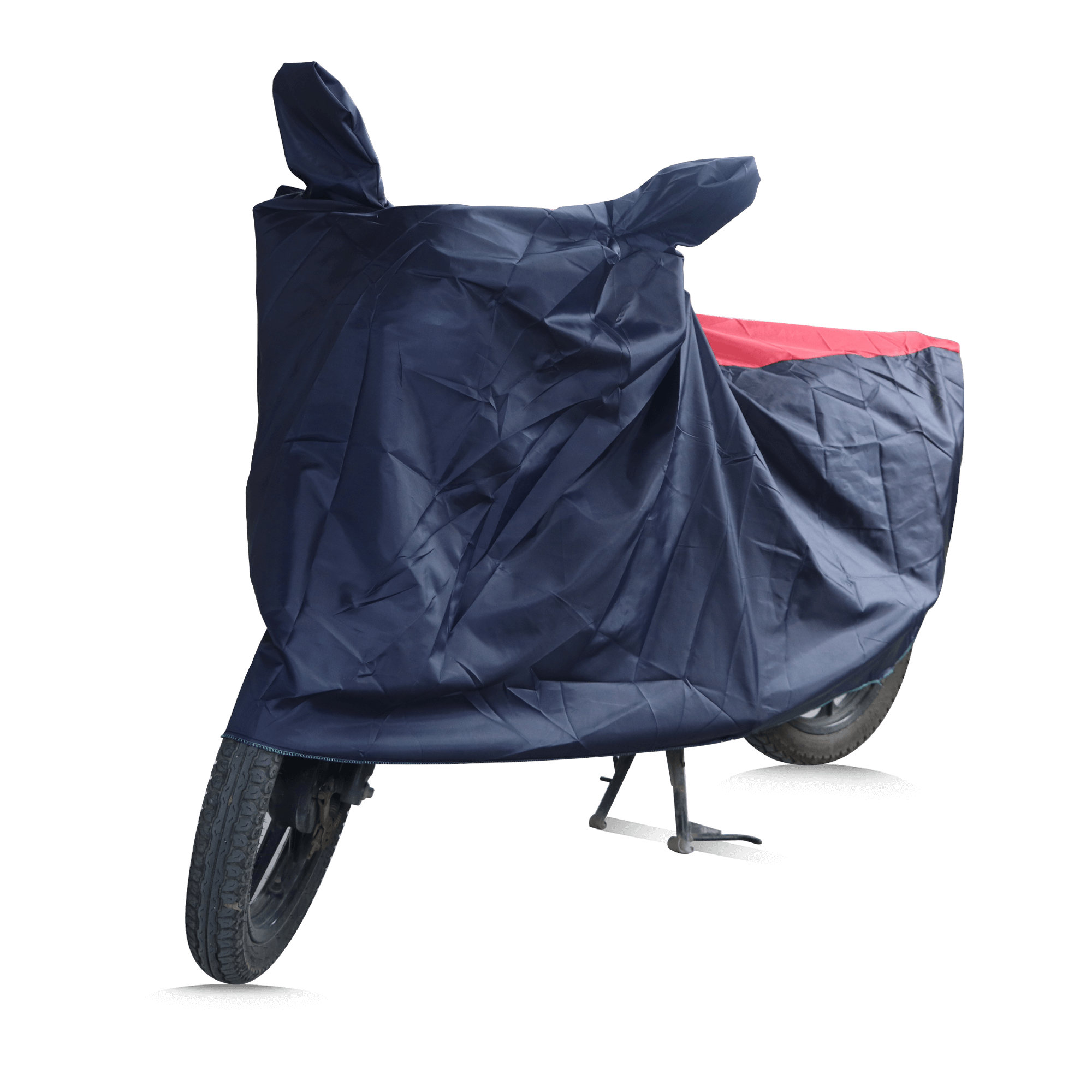 TVS Vehicle Cover Red with Blue | All-Weather Protection, Perfect Fit, and Ultimate Shield for Your Ride - TVS Motor Company